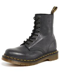 Dr. Martens - , 's 1460 Pascal 8-eye Leather Boot, Black, 6 Us - Lyst