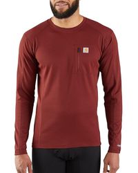 Carhartt - Base Layer Force Midweight Tech Thermal Base Layer Long Sleeve Shirt - Lyst