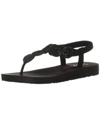 skechers sparkle flip flops