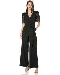 calvin klein split sleeve jumpsuit