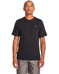 Volcom - Shirt – Soft Cotton Crewneck With Logo - Lyst