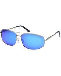 Timberland - Metal Sun Glasses Round Sunglasses - Lyst