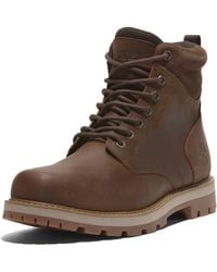 Timberland - Britton Road Mid Lace Up Waterproof (Rust Full Grain) Boots - Lyst
