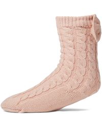 UGG - Laila Bow Fleece Lined Socks - Lyst