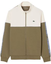 Lacoste - Sport Tennis Zipped Colorblock Sweatshirt - Lyst