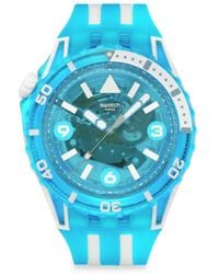 Swatch - Casual Watch Blue Bio-sourced Quartz Blue Fire - Lyst