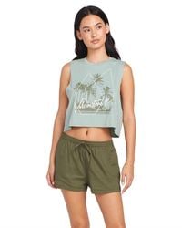 Volcom - Stone Def Elastic Waist 2" Inseam Drawcord Shorts - Lyst