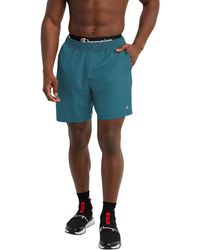 Champion - , Unlined, Lightweight Mid-length Basketball Shorts, 7", Nifty Turquoise/athletic Navy - Lyst