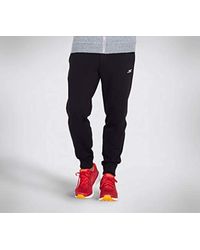 skechers sweatpants black