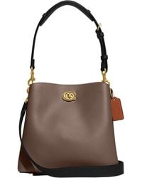 COACH - Colorblock Leather Willow Bucket - Lyst