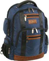 Original Penguin Peterson Backpack Fits Most 15-inch Laptop And Notebook - Blue