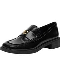 COACH - Penny Loafer In Glazed Leather - Lyst