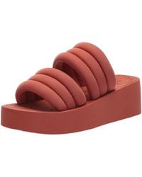 Roxy - Totally Tubular Wedge Sandals - Lyst