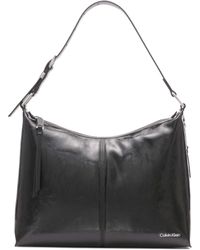 Calvin Klein - Max Oversized Top Zip Hobo Shoulder Bag - Lyst