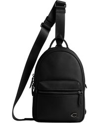 COACH - Charter Pack In Pebble Leather - Lyst