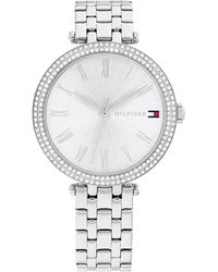 Tommy Hilfiger - Classic 3h Quartz Watch - Stainless Steel Wristbrand - Water Resistant Up To 3 Atm/30 Meters - Premium Fashion Timepiece With - Lyst