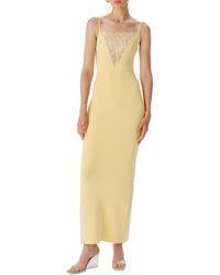 Ronny Kobo - Jenae Knit Dress Yellow - Lyst