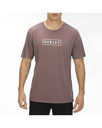 Hurley Mens Boxed Logo Short Sleeve Tshirt