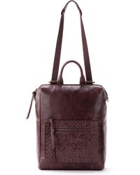 The Sak Loyola Leather Convertible Mini Backpack in Purple Lyst