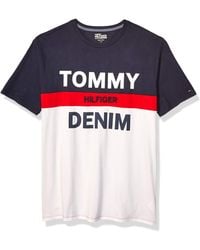 Tommy Hilfiger Denim Men's Graphic-print T-shirt in Grey Heather (Gray) for  Men - Save 41% - Lyst