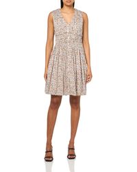 Lucky Brand - Broomstick Button Front Mini Dress - Lyst