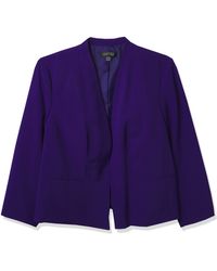 kasper purple blazer