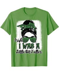 Caterpillar - Funny St Patrick Day I Was Little Bit Taller Irish Mom T-shirt - Lyst