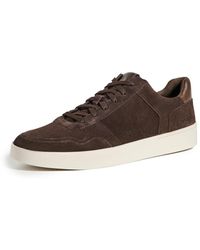 Vince - S Peyton Sneaker Cocoa Brown Suede 7 M - Lyst