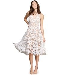 Dress the Population - Blair Lace Sequin Fit & Flare - Lyst