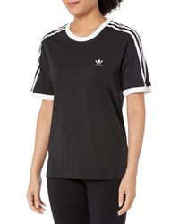 adidas Originals - Adicolor Classics Slim 3 Stripes Short Sleeve T-shirt - Lyst