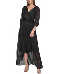 DKNY - Double Strap Cold Shoulder Gown - Lyst