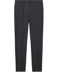 Theory - Curtis Travel Pant In Motion Wool Charcoal Melange - Lyst
