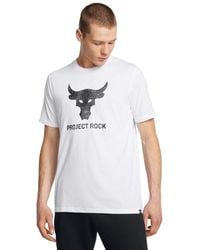 Under Armour - Project Rock Payoff Graphic Short Sleeve T Shirt, - Lyst