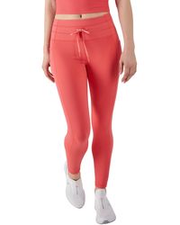 Champion - , , Moisture Wicking, Drawcord Leggings For , 25", High Tide Coral, X-small - Lyst