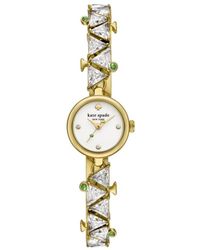 Kate Spade - Monroe Gold-tone Stainless Steel Bracelet Watch - Lyst