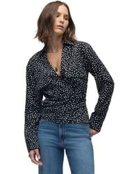 Hudson Jeans - Long Sleeve Wrap Shirt - Lyst