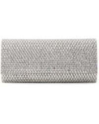 aldo silver clutch