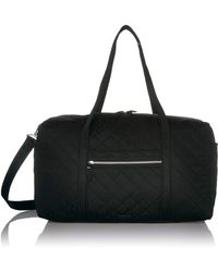 Vera Bradley - Performance Twill Large Travel Duffel Travel Bag, Black, One Size - Lyst