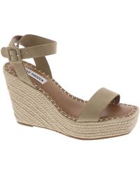 Steve Madden - Upstage Wedge Sandal ( Suede) Shoes - Lyst