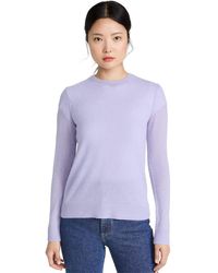 Theory - Crew Neck Pullover Cashmere Sweater - Lyst