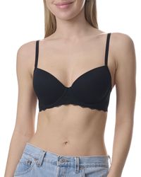 Tommy Hilfiger - S Lightly Lined Mesh Balconette Bra With Underwire - Lyst