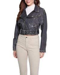 Guess - Eco Long Sleeve Emmy Body Shiny Logo - Lyst