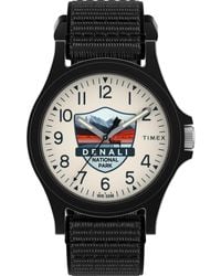 Timex - Black Fastwrap Tan Dial Black - Lyst