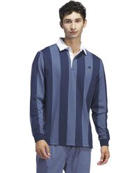 adidas - Go-to Long Sleeve Rugby Polo Shirt - Lyst