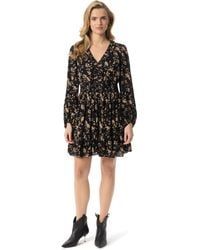 Jessica Simpson - Yara Ruffled Mini Dress With Belled Sleeves Standard - Lyst