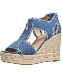 Michael Kors - Berkley Wedge Sandal - Lyst