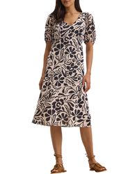 Velvet By Graham & Spencer - India Printed Cotton Voile Dress - Lyst