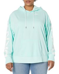 DKNY - Plus Fit Relaxed Crackle Logo Top - Lyst