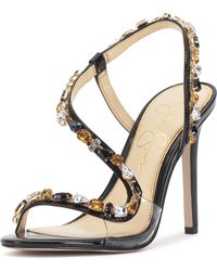Jessica Simpson - Jaycin Embellished Heeled Sandal - Lyst