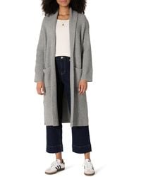 Amazon Essentials - Cardigan Lungo Oversize in Misto Cotone con Cuciture a Trama Pesante Donna - Lyst